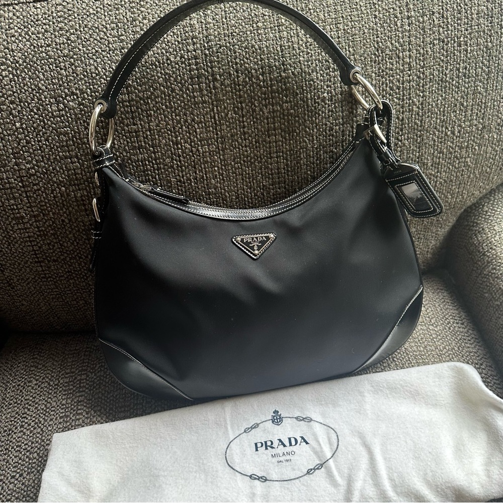 Authentic Prada Tussuto Hobo Bag